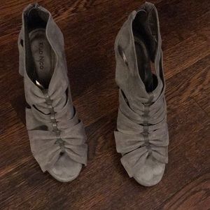 Klub Nico grey suede stilettos